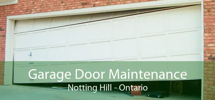 Garage Door Maintenance Notting Hill - Ontario