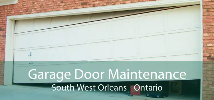 Garage Door Maintenance South West Orleans - Ontario