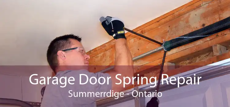 Garage Door Spring Repair Summerrdige - Ontario